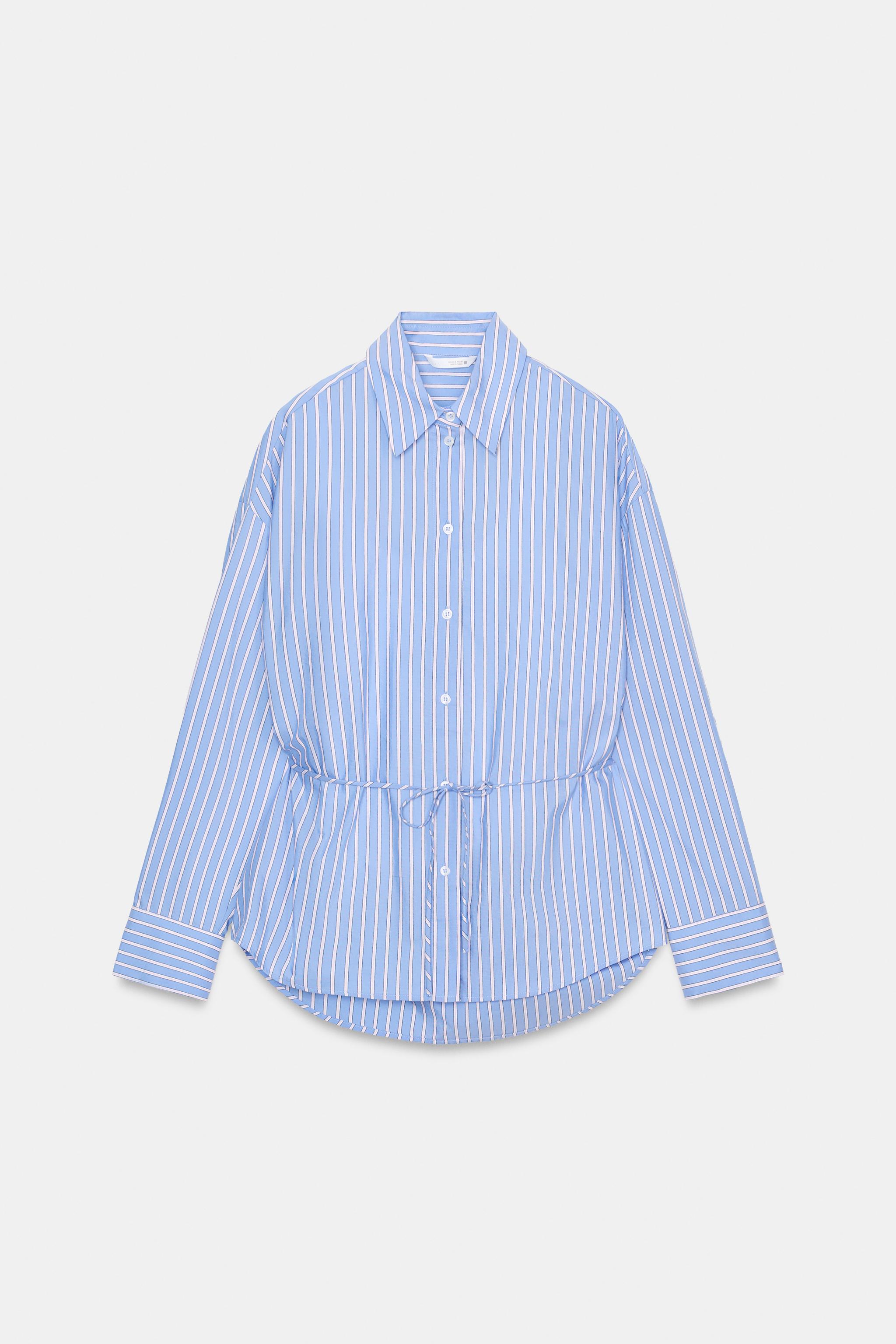 OVERSIZED SHIRT WITH BELTED T-SHIRT